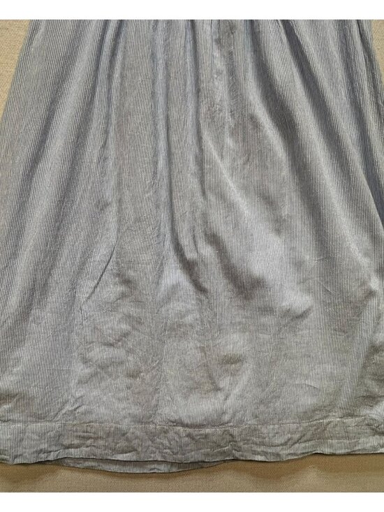 Maeve Womens Chrissy Embroidered Tunic Dress 2P Blue  Floral Yoke Striped Boho - Picture 12 of 12